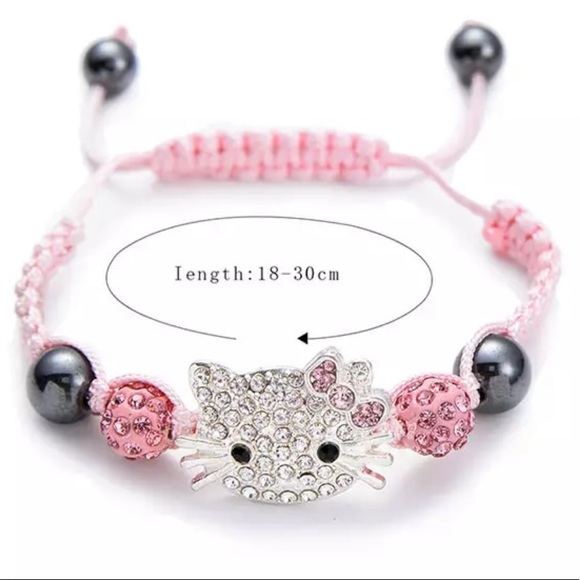 🎉New🎉Girls Hello Kitty Braided Bracelet🎉 - Picture 5 of 6